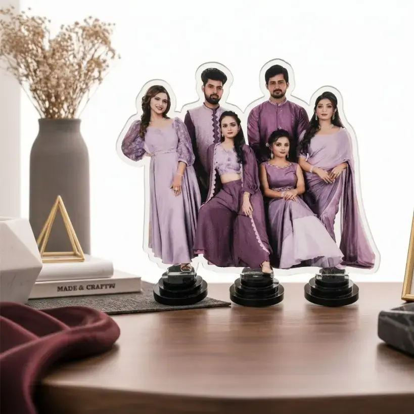 Customized Acrylic Family Photo Standee - 1