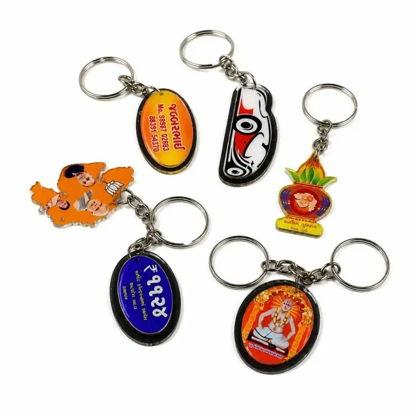 Customized Acrylic Photo Keychain - 1