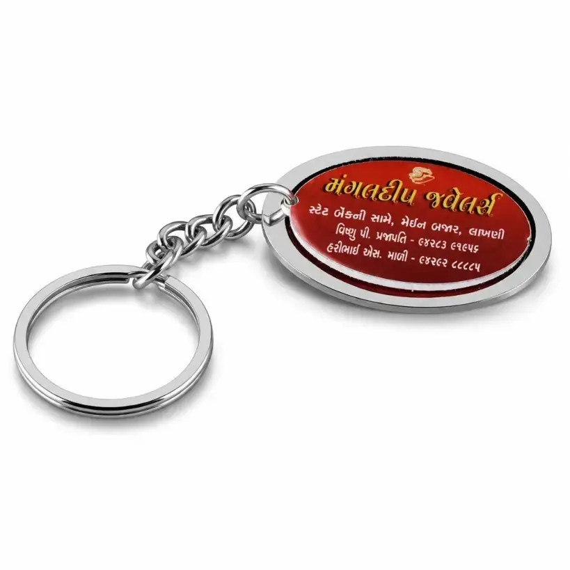 Customized Round Photo bulk Keychain - 1